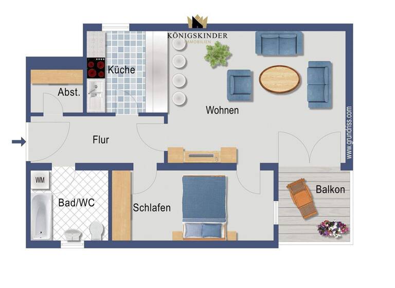 Wohnung zum Kauf 274.000 € 2 Zimmer 58 m² Meersburg 88709