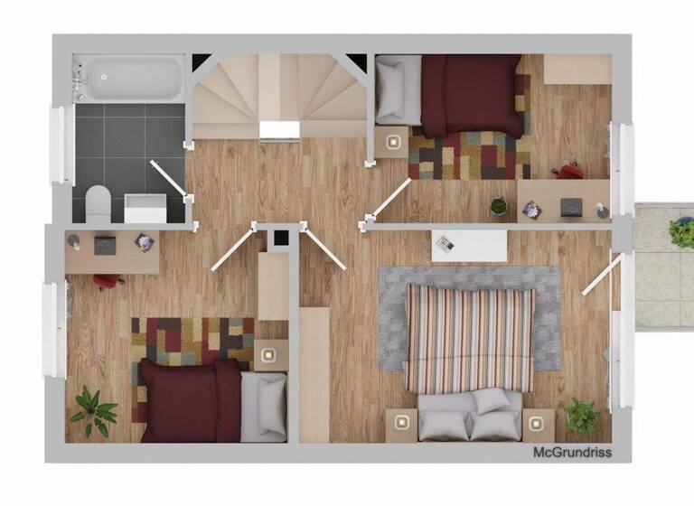 Reihenmittelhaus zum Kauf 429.000 € 5 Zimmer 102 m² 212 m² Grundstück Langwasser Nürnberg 90471