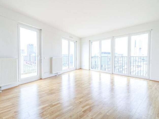 Penthouse zur Miete 2.335 € 4 Zimmer 111,9 m² 7. Geschoss frei ab 01.09.2025 Lissabonner Straße 1 Gallus Frankfurt-Europaviertel 60327