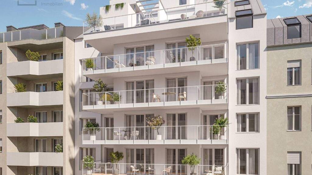 Studio zum Kauf - Erstbezug 241.224 € 2 Zimmer 30,8 m² 5. Geschoss Wien, Brigittenau 1200