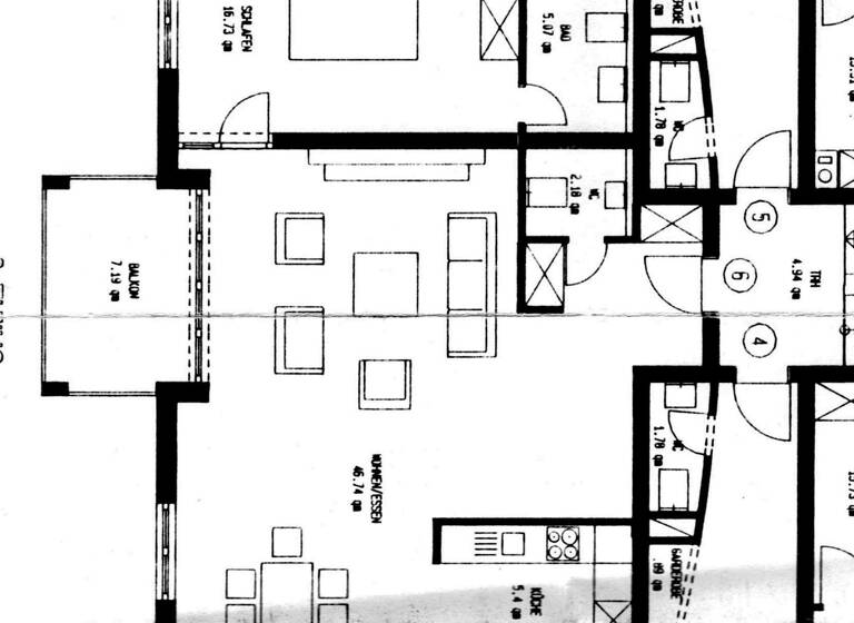 Wohnung zur Miete 899 € 2,5 Zimmer 78 m²<br/>Wohnfläche ab sofort<br/>Verfügbarkeit Schillerstr. 35 Rheinfelden Rheinfelden 79618