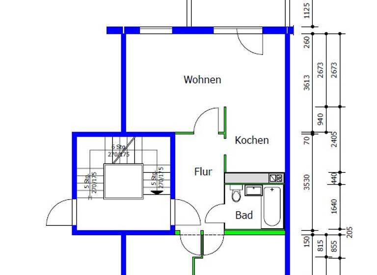 Wohnung zur Miete 346 € 3 Zimmer 54,5 m² 3. Geschoss frei ab 01.05.2026 Am Himmelreich 38 Suhl 98527