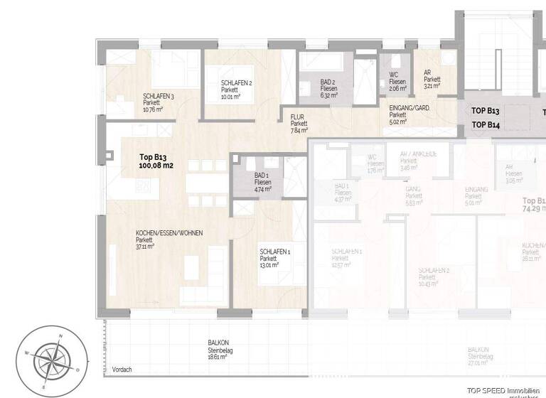 Wohnung zum Kauf - Erstbezug 983.000 € 4 Zimmer 100,1 m² Schladming 8970