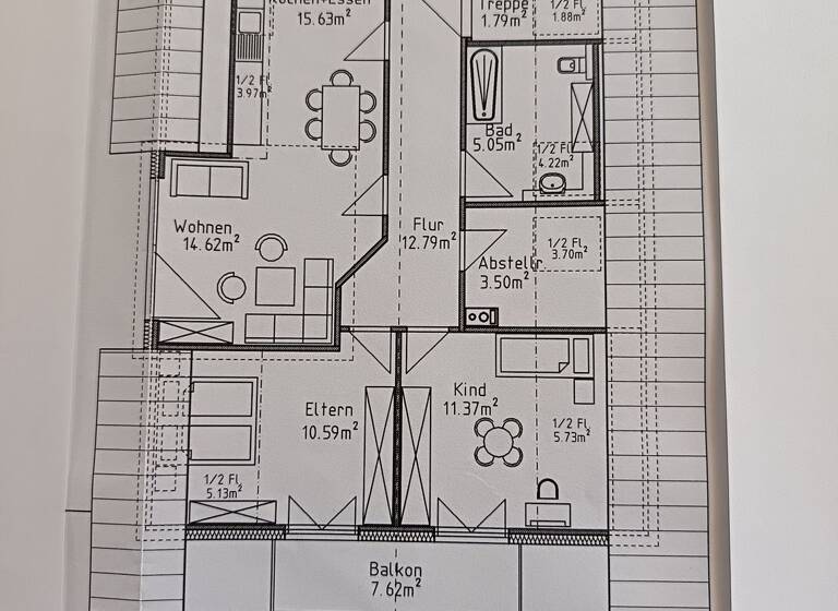 Wohnung zur Miete 1.200 € 3,5 Zimmer 87,3 m² Geschoss 2/3 frei ab 01.08.2026 Karlsdorf Forstern 85659