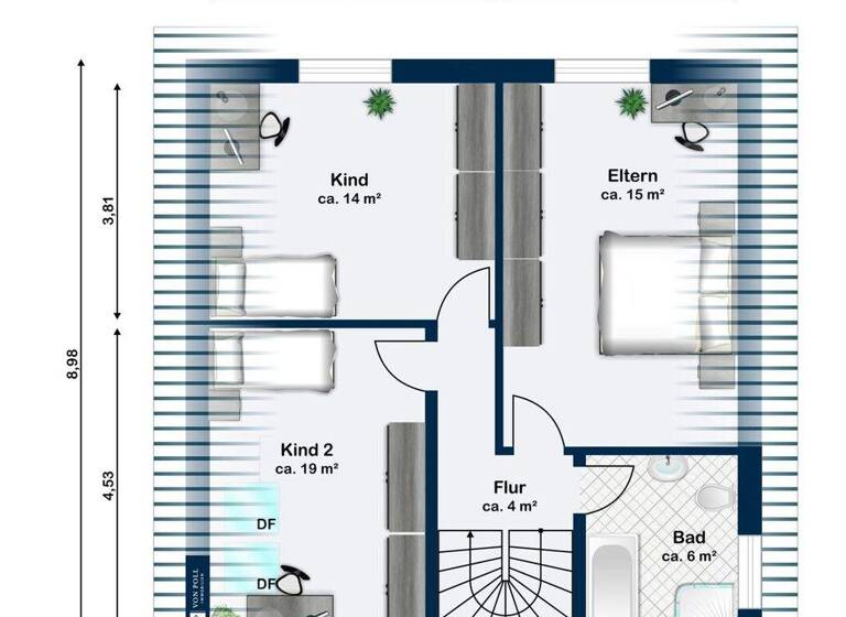 Doppelhaushälfte zum Kauf 649.000 € 4 Zimmer 114,9 m² 288 m² Grundstück Jenfeld Hamburg 22045