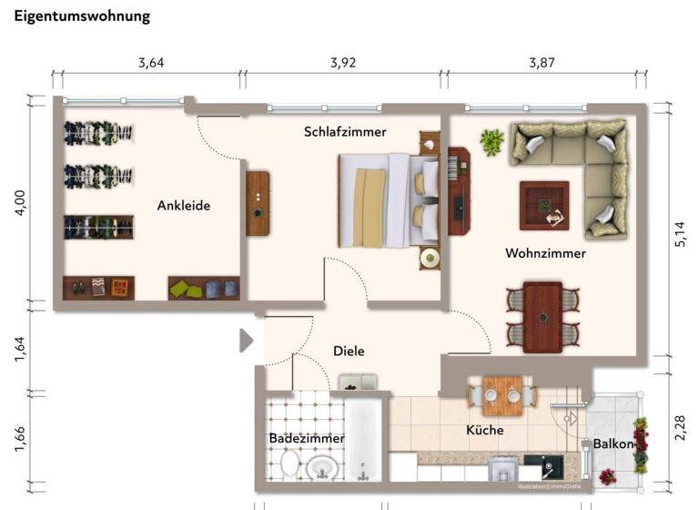 Wohnung zum Kauf 145.000 € 3 Zimmer 69 m² Saarlouis 66740