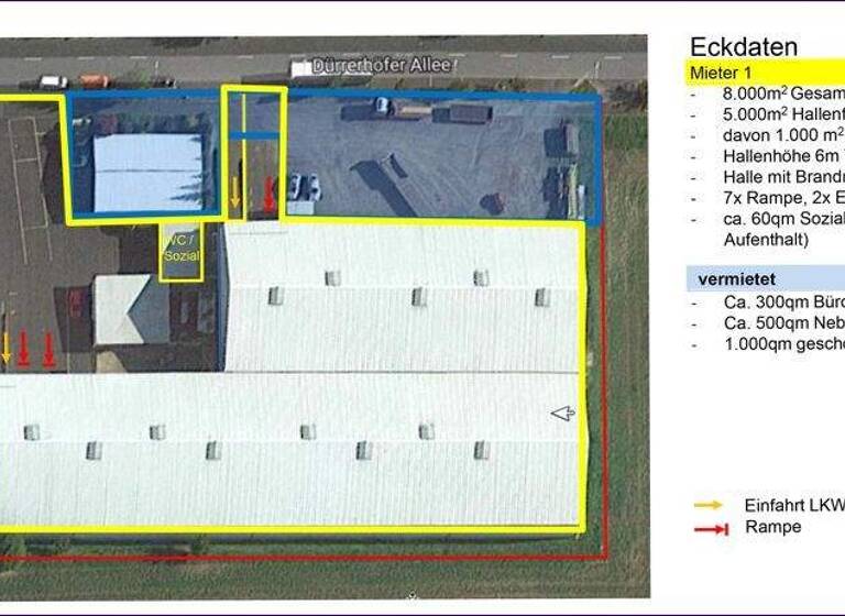 Lagerhalle zur Miete 15.000 € 5.000 m² Lagerfläche Hötzelsroda Eisenach / Hötzelsroda 99817
