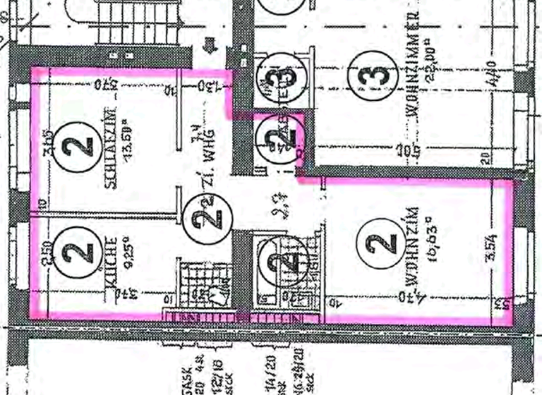 Wohnung zum Kauf 135.000 € 2 Zimmer 53 m² 1. Geschoss Moltkestraße 108 Pempelfort Düsseldorf 40479