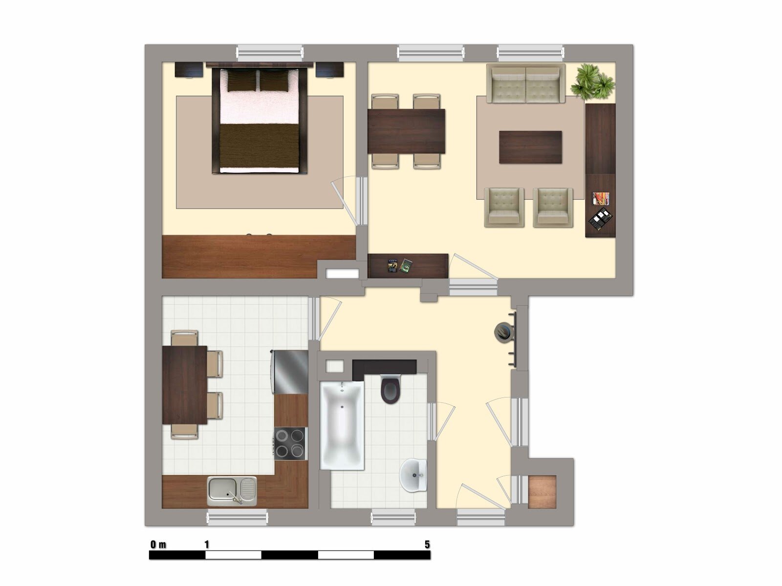 Wohnung zur Miete 348 € 2 Zimmer 53,5 m²<br/>Wohnfläche 2.<br/>Geschoss Von-Harnack-Straße 20 Merseburg Merseburg 06217