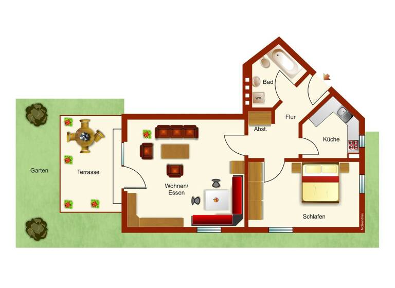 Wohnung zum Kauf provisionsfrei 245.000 € 2 Zimmer 59,1 m² Radebeul 01445