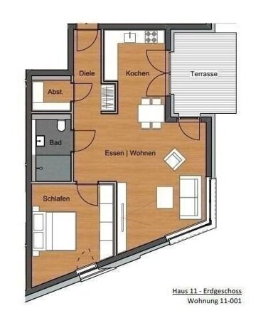 Wohnung zum Kauf provisionsfrei 362.000 € 2 Zimmer 72,3 m² EG Pappelallee 57 Euskirchen Euskirchen 53879