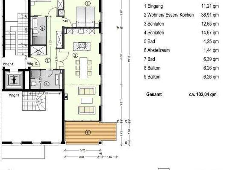 Wohnung zum Kauf 889.000 € 3 Zimmer 102 m² Binz 18609