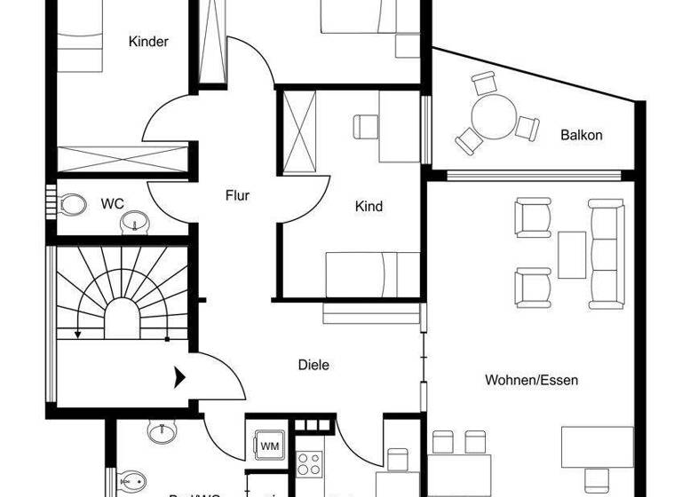 Wohnung zum Kauf 209.500 € 4 Zimmer 105 m² Attendorn 57439