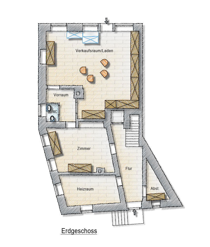 Haus zum Kauf 199.000 € 10 Zimmer 303 m²<br/>Wohnfläche 358 m²<br/>Grundstück Burgstädt Burgstädt 09217