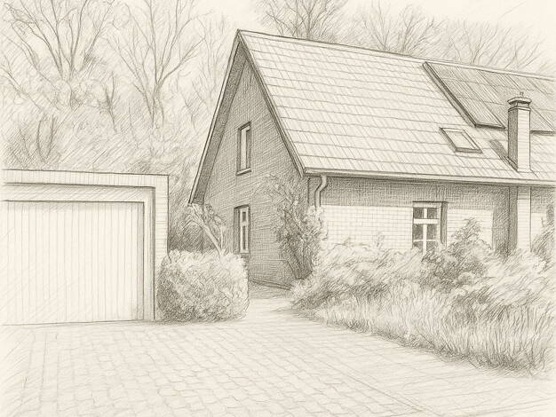 Doppelhaushälfte zum Kauf provisionsfrei 259.000 € 8 Zimmer 109 m² 388 m² Grundstück Hodenhagen 29693