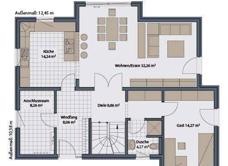 Einfamilienhaus zum Kauf provisionsfrei 864.391 € 5 Zimmer 174 m² 915 m² Grundstück Allmersbach Allmersbach im Tal 71573