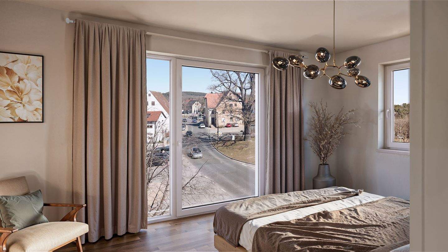 Immobilie in Georgensgmünd - Exklusive 3-Zimmer-Penthousewohnung mit zwei großen Terrassen – modern, lichtdurchflutet & hochwertig ausgestattet - Bild 4
