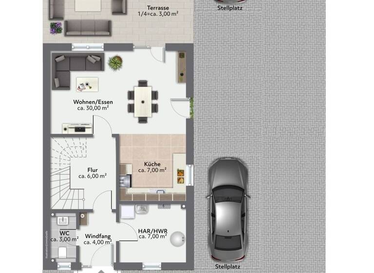 Doppelhaushälfte zum Kauf 595.000 € 4 Zimmer 110 m² 198 m² Grundstück Westerndorf St Peter Rosenheim 83024