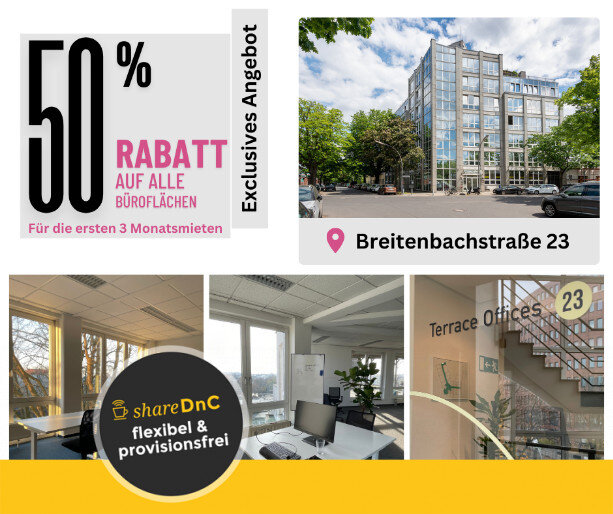 Bürofläche zur Miete provisionsfrei 1.200 € 30 m²<br/>Bürofläche Breitenbachstraße Borsigwalde Berlin 13403