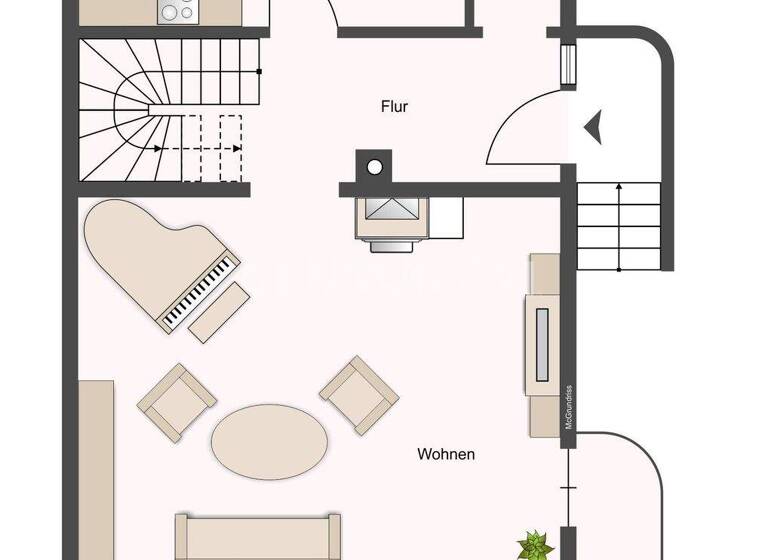 Doppelhaushälfte zum Kauf 325.000 € 3 Zimmer 107 m² 268 m² Grundstück Crumstadt Riedstadt Crumstadt 64560