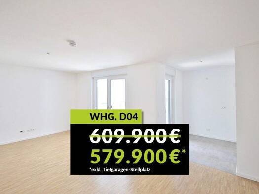 Wohnung zum Kauf provisionsfrei 579.900 € 3 Zimmer 94,7 m² Wolfartsweier Karlsruhe / Wolfartsweier 76228