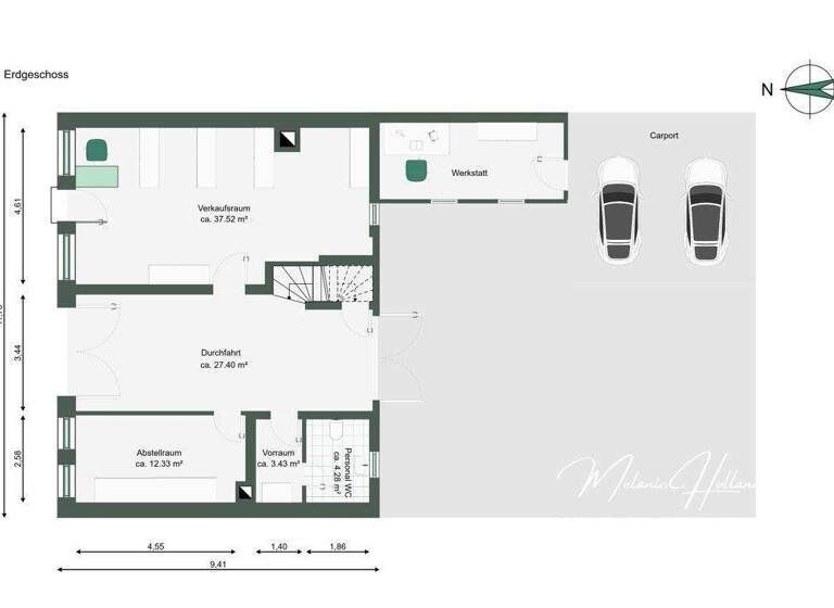 Reihenmittelhaus zum Kauf 3 Zimmer 81,6 m² 372 m² Grundstück Pegau 04523