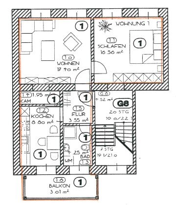 Wohnung zum Kauf 95.000 € 2 Zimmer 55 m²<br/>Wohnfläche EG<br/>Geschoss Paulsstadt Schwerin 19053