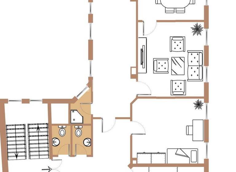 Wohnung zur Miete 1.400 € 6 Zimmer 205 m² 1. Geschoss frei ab sofort Innenstadt Gera 07545