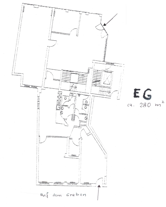 Bürofläche zur Miete 9,50 € 280 m²<br/>Bürofläche ab 280 m²<br/>Teilbarkeit Innenstadt Recklinghausen 45657