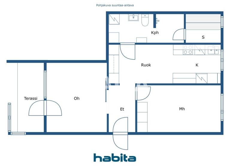 Studio zum Kauf 124.000 € 2 Zimmer 61 m² 1. Geschoss Neulastie 4 Helsinki 00410