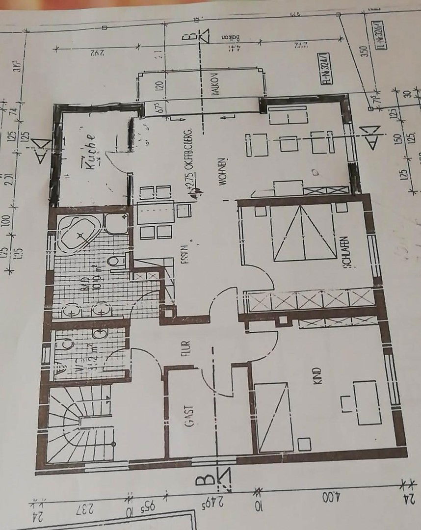 Wohnung zur Miete 1.400 € 4 Zimmer 115 m²<br/>Wohnfläche 1.<br/>Geschoss Dreieichenhain Dreieich 63303