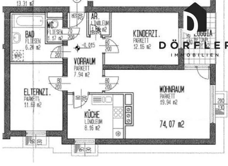 Wohnung zum Kauf 179.000 € 3 Zimmer 74,1 m² EG Feldkirchen in Kärnten 9560