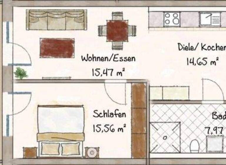 Wohnung zum Kauf 360.000 € 2 Zimmer 58,6 m² frei ab 01.10.2027 Eugenbach Landshut/Altdorf 84032