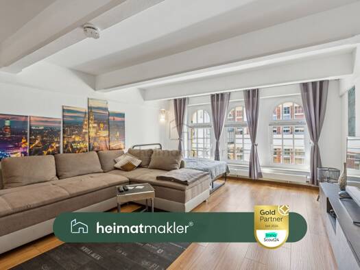 Wohnung zum Kauf 153.000 € 1 Zimmer 41 m² 4. Geschoss Zentrum-Südost Leipzig 04103