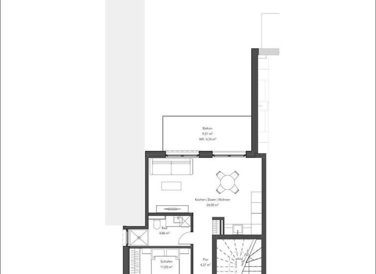Wohnung zum Kauf - Erstbezug provisionsfrei 254.000 € 2 Zimmer 49 m² 1. Geschoss Alzenau Alzenau in Unterfranken 63755