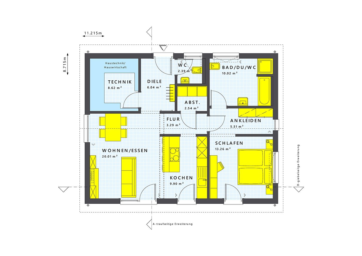 Bungalow zum Kauf 348.910 € 3 Zimmer 79 m²<br/>Wohnfläche 387 m²<br/>Grundstück Herforst 54662