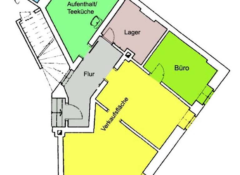 Verkaufsfläche zur Miete provisionsfrei 399 € 4 Zimmer 82 m² Verkaufsfläche teilbar ab 82 m² Döbeln 04720