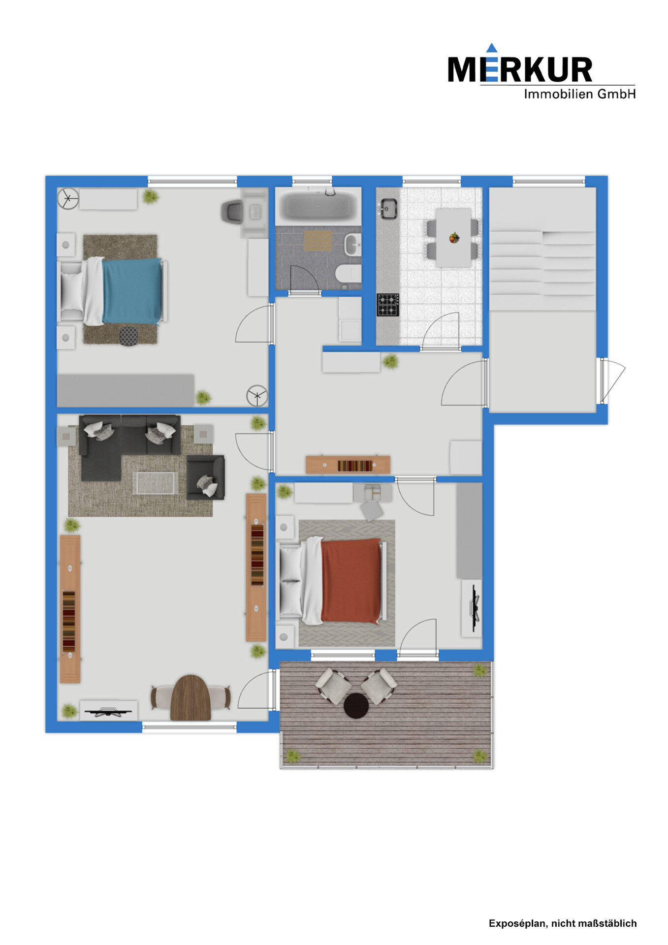 Wohnung zum Kauf 239.000 € 3 Zimmer 78,3 m²<br/>Wohnfläche 4.<br/>Geschoss Beinle Rastatt 76437