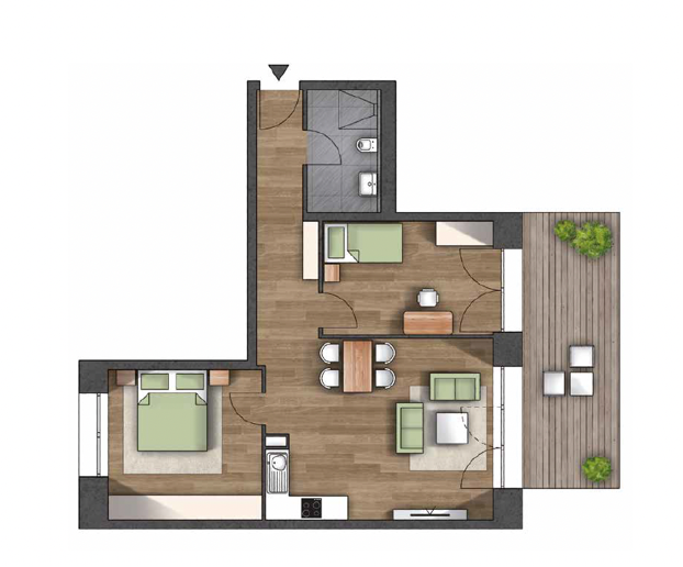 Wohnung zur Miete 3 Zimmer 73 m²<br/>Wohnfläche 01.01.2025<br/>Verfügbarkeit Lorenz-Krapp-Str.2-4 Flugplatz Bamberg 96052