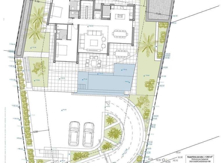 Villa zum Kauf provisionsfrei 2.150.000 € 5 Zimmer 335 m² 1.042 m² Grundstück Partida Empedrola II 1L San Dionisio 03710