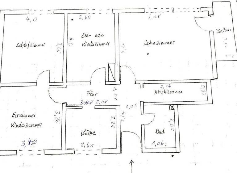 Wohnung zum Kauf 215.000 € 4 Zimmer 80 m² 1. Geschoss Mitte Ulm 89073