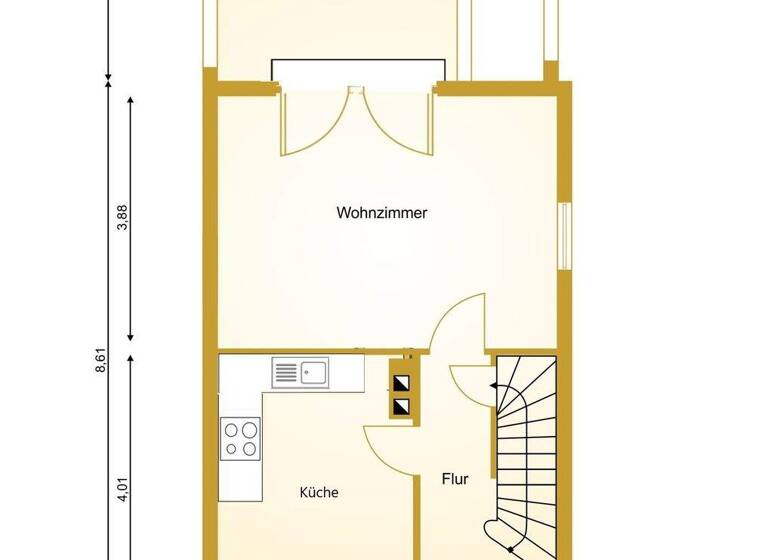 Reihenendhaus zum Kauf provisionsfrei 195.000 € 4 Zimmer 71 m² 435 m² Grundstück Kücknitz Lübeck / Kücknitz 23569