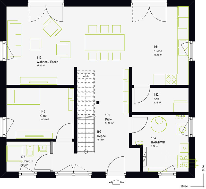 Doppelhaushälfte zum Kauf provisionsfrei 488.821 € 5 Zimmer 159 m²<br/>Wohnfläche 370 m²<br/>Grundstück Versbach Würzburg 97078