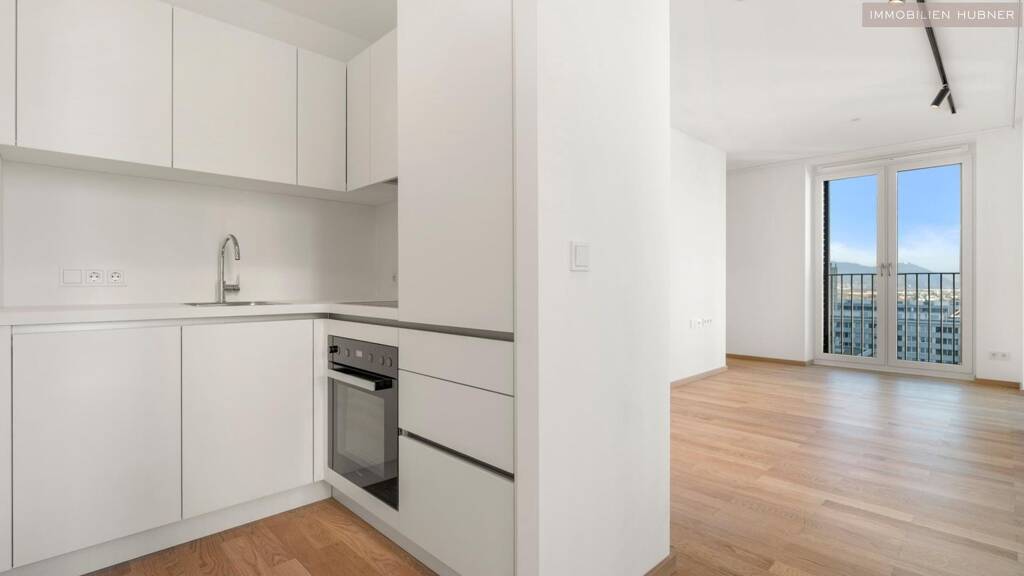 Wohnung zur Miete - Erstbezug 1.317 € 2 Zimmer 45 m² 11. Geschoss Donau-City-Straße Wien 1220