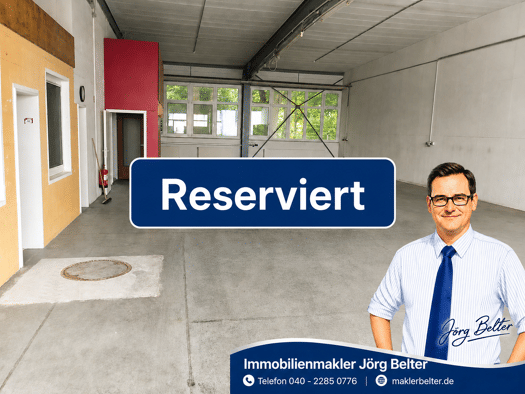 Halle/Industriefläche zur Miete 7,50 € 300 m² Lagerfläche Gutenbergring Garstedt Norderstedt 22848