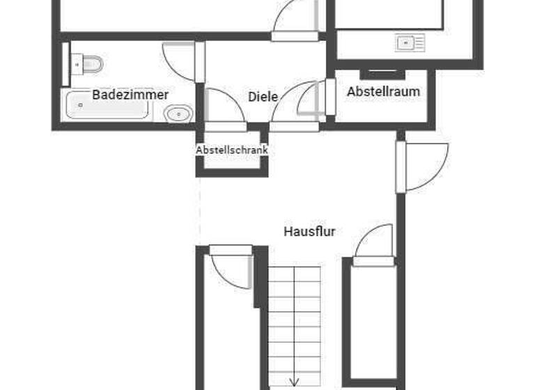 Studio zur Miete 760 € 1 Zimmer 46 m² Hauptstr. 112 Stadtmitte Viersen 41747