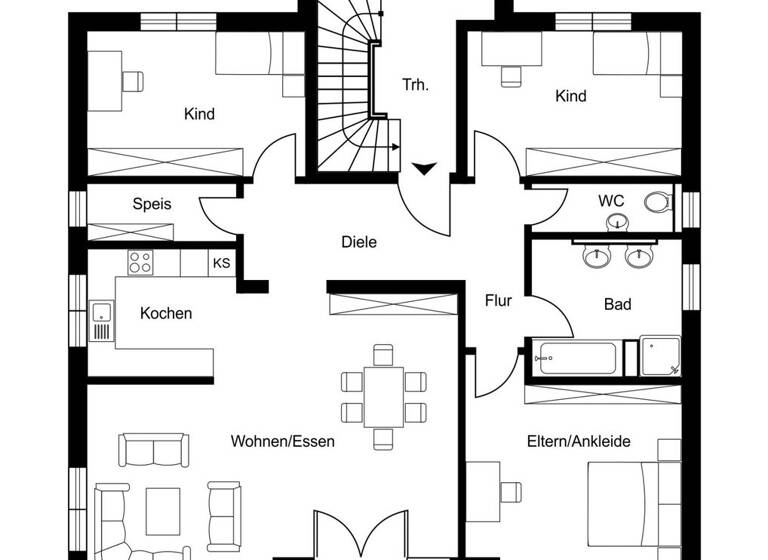 Wohnung zum Kauf 584.000 € 4,5 Zimmer 123,8 m² 2. Geschoss Döffingen Grafenau 71120
