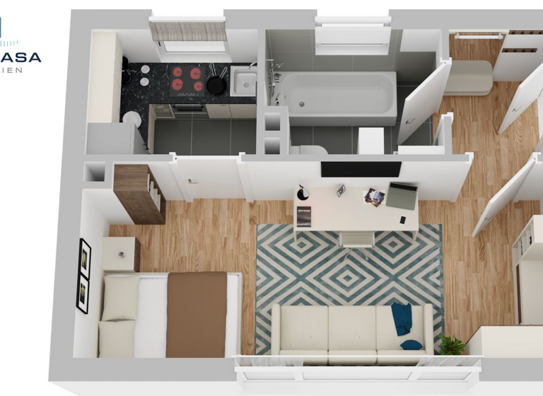 Studio zum Kauf 82.950 € 1 Zimmer 27 m² EG Rüttenscheid Essen 45130