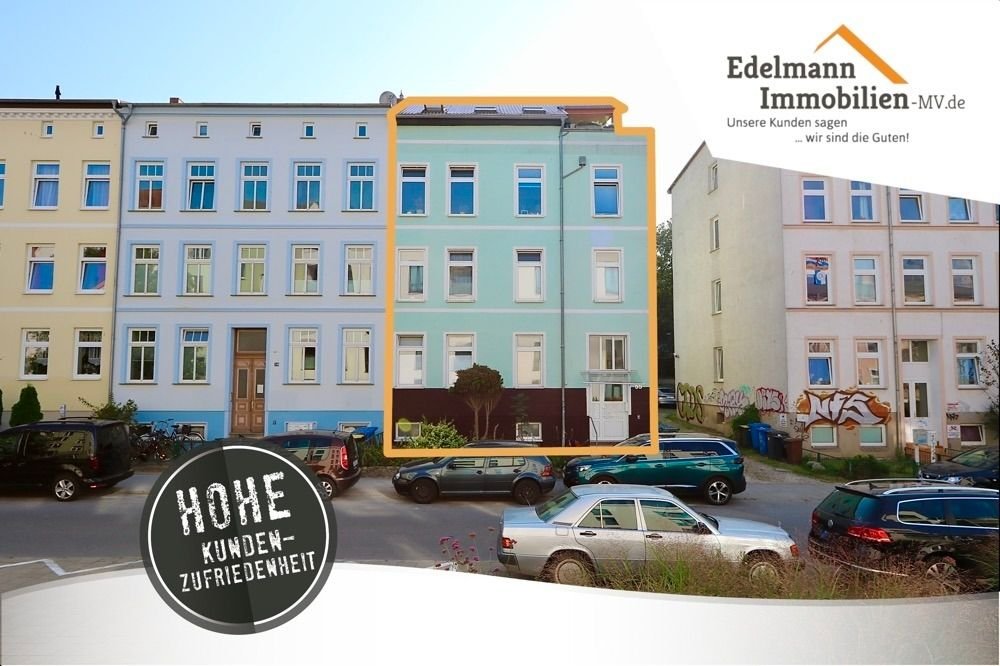 Mehrfamilienhaus zum Kauf provisionsfrei als Kapitalanlage geeignet 669.990 € 14 Zimmer 300 m²<br/>Wohnfläche 190 m²<br/>Grundstück Kröpeliner-Tor-Vorstadt Rostock / Kröpeliner Tor-Vorstadt 18057