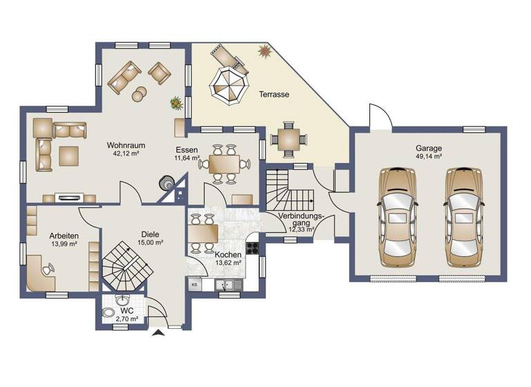 Einfamilienhaus zum Kauf 690.000 € 5 Zimmer 197,9 m² 1.496 m² Grundstück Mesum Rheine / Mesum 48432